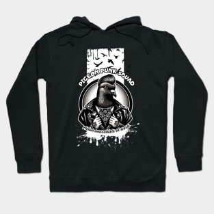 Pigeon Punk Squad: Feathered Road Rebels Hoodie